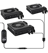 hygger Aquarium Chillers Fan, Quiet Fish Tank Cooling Fan Equipment with Adjustable Speed Control...