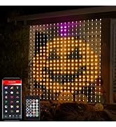 Smart Curtain Lights Plug in 400 LED Curtain Fairy Lights with App &amp; Remote | 6.6Ft x 6.6Ft Music...