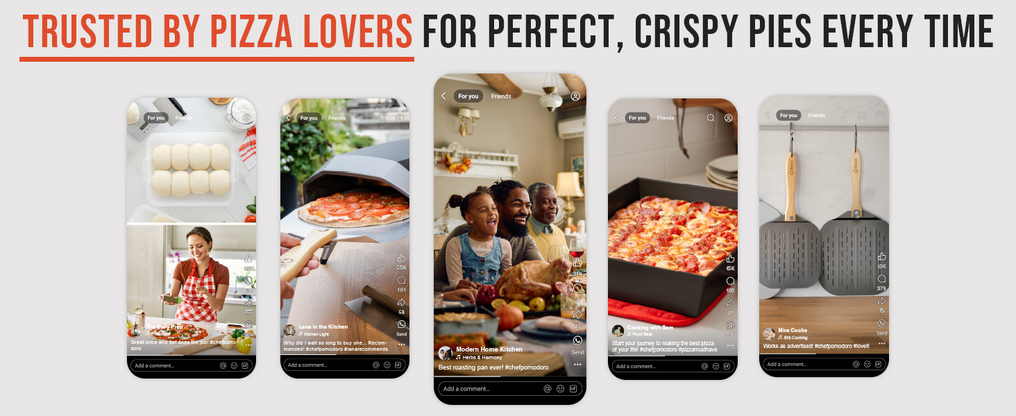 Trusted by pizza lovers for perfect, crispy pies every time