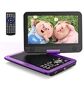 Yoton 12.5" Portable DVD Player with 10.5" HD Swivel Screen for Car, with Car Charger, AC Adapter...
