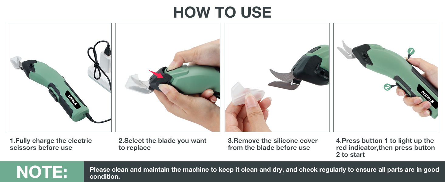 black and decker electric scissors