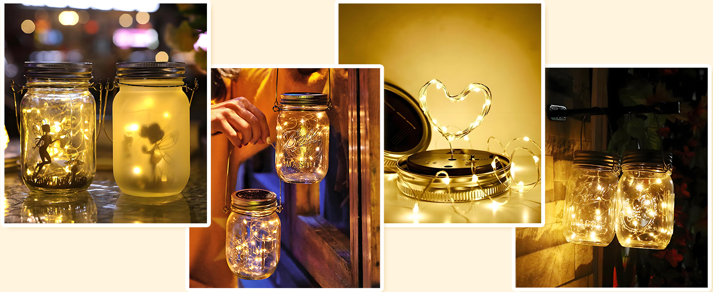 mason jar solar lights
