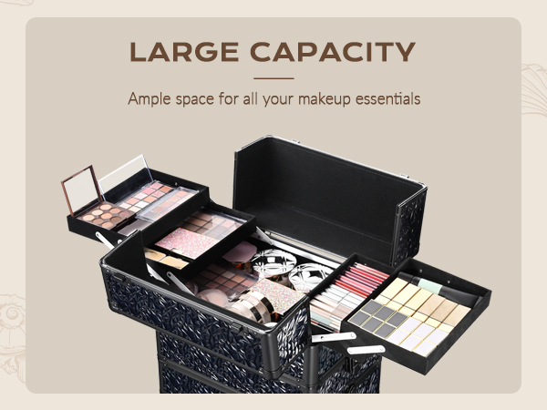 rolling makeup case