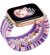 sylacor Beaded Bracelets Compatible with Kids Apple Watch Band 38mm 40mm 41mm 42mm 44mm 45mm 46mm...