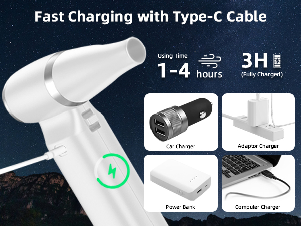 Fast Charging with Type-C cable1