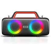Portable Bluetooth Speaker Wireless,140W Peak Loud Sound with 2 Subwoofers and 2 Tweeters, Plus B...