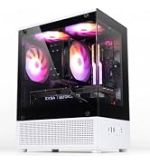 Zalman CUBIX-G Micro-ATX MATX Compact Mini Tower Gaming PC Case, BW (Panda) | Includes 3x 120mm F...