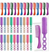 10 Pcs Hair Brush and Combs Set in Bulk Individually Wrapped Comb Brush Bulk for Women Kids Hotel...