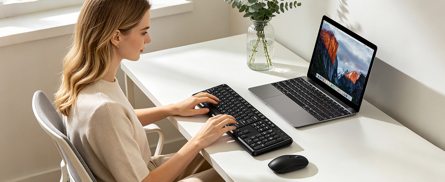 wireless mouse and keyboard combo