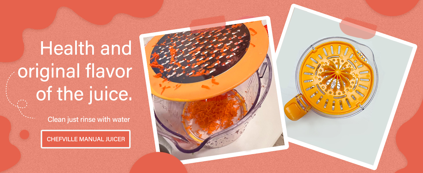 Citrus Juicer 4-in-1 Manual Juicer