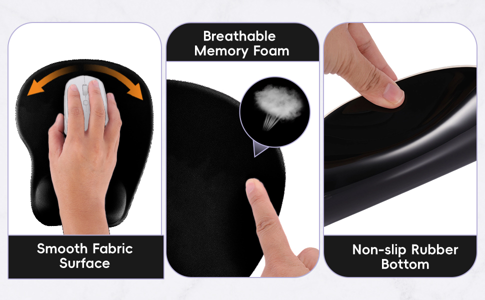 wrist mouse pad detail