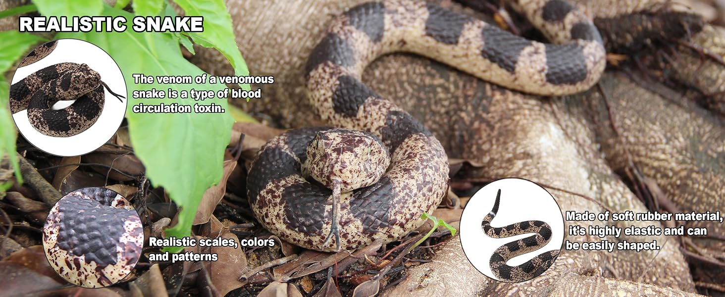 realistic toy snake