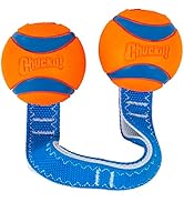 Chuckit! Ultra Duo Tug Dog Toy, Medium Indoor and Outdoor Dog Ball for Dogs 20-60 Pounds