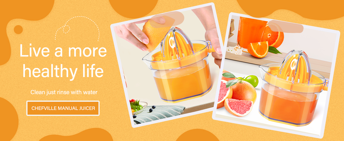 Citrus Juicer 4-in-1 Manual Juicer