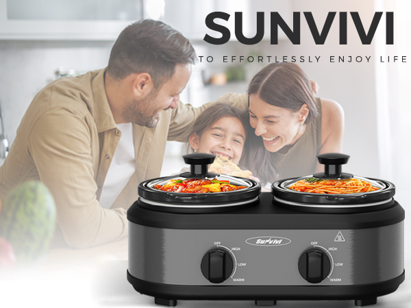 Double Pot Buffet Food Warmer