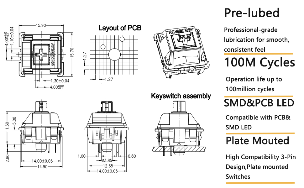 GATERON g pro3.0 switch