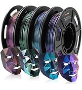 LOVOON Galaxy 3D Printing Filament,Burnt Titanium pla,Sparkle PLA Filament 1.75mm,Exposed to Sunl...