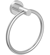 CHIKESI Towel Rings Towel Racks for Bathroom Wall Mount,Bathroom Hardware Modern Shower, SUS 304 ...