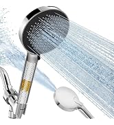 SR SUN RISE NSF Certified Filtered Shower Head with Handheld for Hard Water to Remove Chlorine Hi...