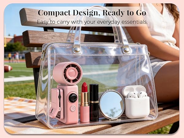 Compact Design, Ready to Go Easy to carry with your everyday essentials.