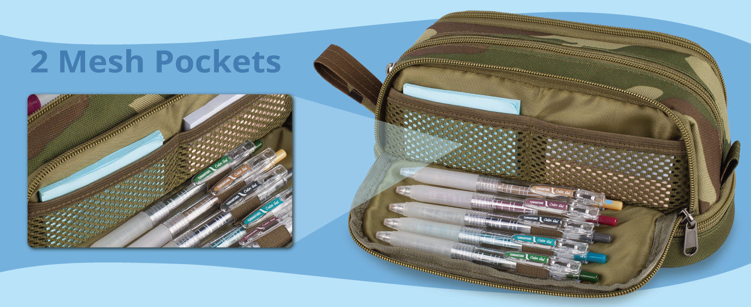 Large Capacity Pencil Case for Boys,Tool Bag for Middle School College Office Organizer for Kids