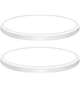 Brightever 12 Inch 2 Pack LED Flush Mount Ceiling Light Fixture, 5000K Daylight White 3200LM Roun...