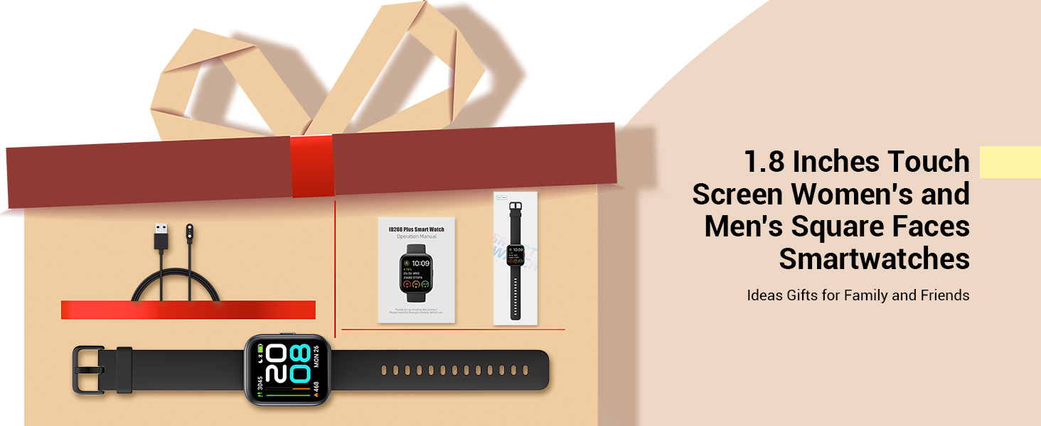 Smart watches for women Android and iPhone smart watches for men perfect gifts for everyone