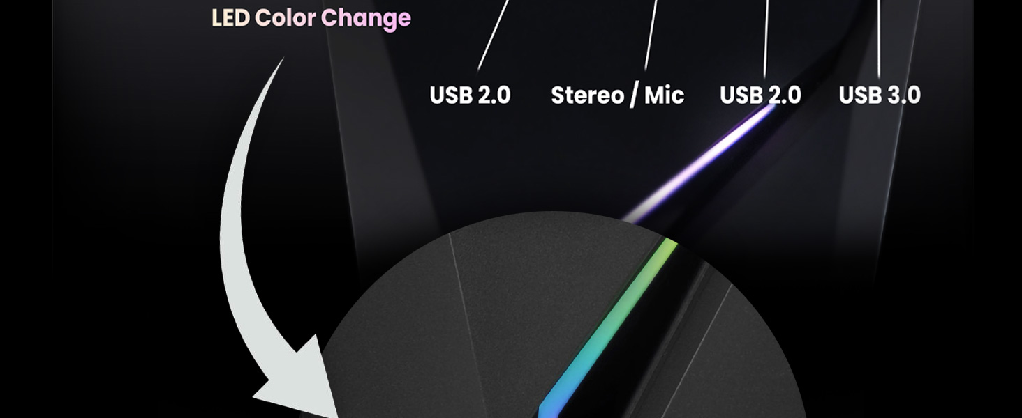 Zalman Raven ATX Mid Tower RGB Gaming PC Case