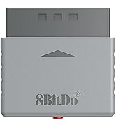 8Bitdo Retro Wireless Controller Adapter Receiver for PS1 PS2 / Windows 10/11, Compatible with PS...