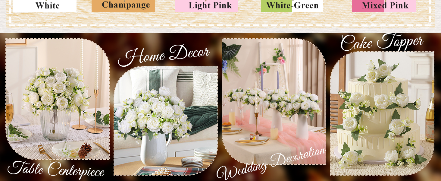 silk peonies