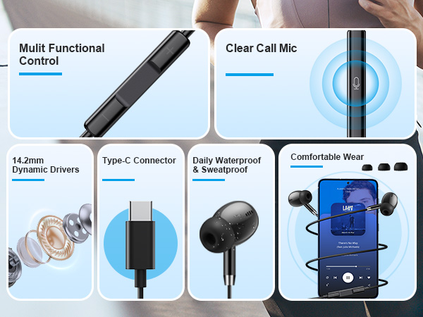 WIRED EARBUDS USB C