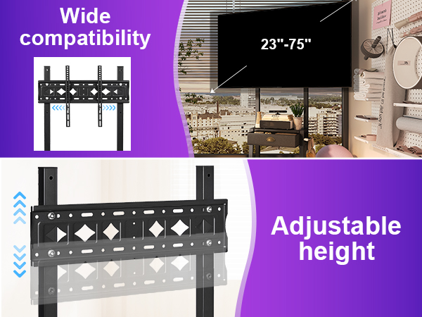 wide compatibility&amp;amp; adjustable height