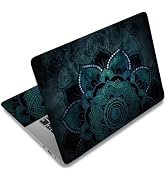 SUPERDANT 3 Pcs Laptop Skin Sticker Cover Decal Mandala Flower PVC Waterproof Scratch-Resistant T...