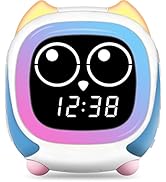 iTOMA Addo Kids Alarm Clock,Sunrise/Sunset Simulation Bedside Lamp, Grow Children's Clock Trainer...