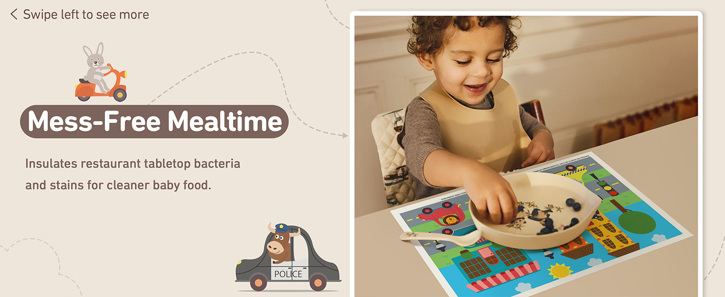 disposable baby placemats