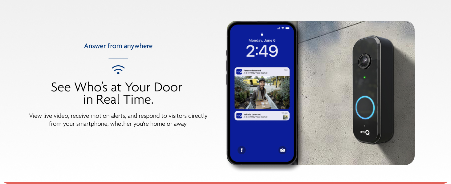 See who&amp;#39;s at your door in real time