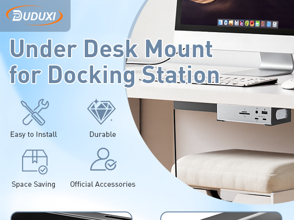 caldigit ts4 thunderbolt 4 dock under desk mount