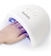 Lavinda UV LED Nail Lamp for Gel Polish, Glow Lite 48W UV Light for Nails Professional Nail Dryer...