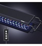 hygger Sun Moon LED Aquarium Light, Full Spectrum Fish Tank Light Day-Night Dual Timer, Adjustabl...