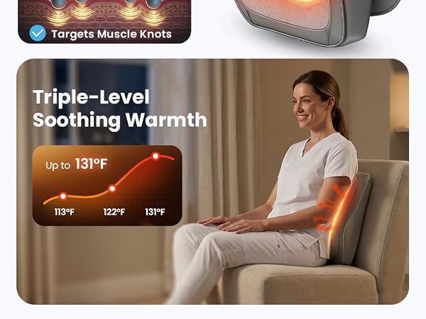 heated back massager