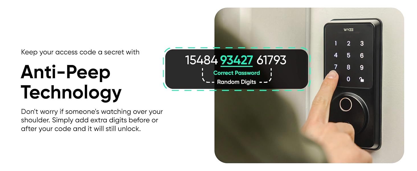 Wyze Lock Bolt v2 Anti Peep