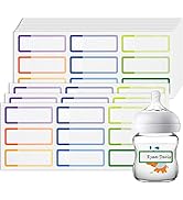 Name Labels for Kids Stuff Daycare, Waterproof Daycare Labels for School Supplies, 144 PCS Water ...