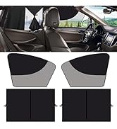 Car Window Shades,4Pack Magnetic Double Layer Car Side Window Sun Shades,UV and Sun Glare Protect...