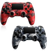 KDYGPDCT 2 Pack Wireless Controller for PS4,Dual-shock 4 Controller with 6-Axis Motion Sensor, Se...