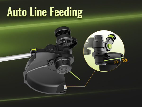 auto line feeding