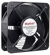 Wathai AC 20060 200mm x 60mm Dual Ball 110v 120V High Performance Industrial Cooling Fan