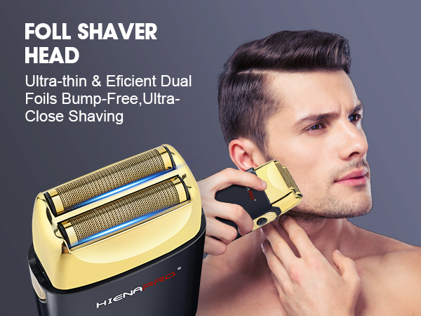 Foil Shaver Black Gold