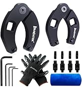 limontek Gland Nut Wrench, Adjustable Hydraulic Cylinder Spanner Wrench Set of 2 with Pins &amp; Alle...