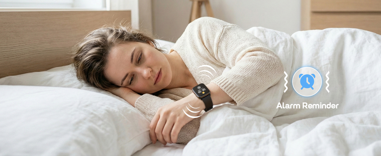 fitness watch with alarm