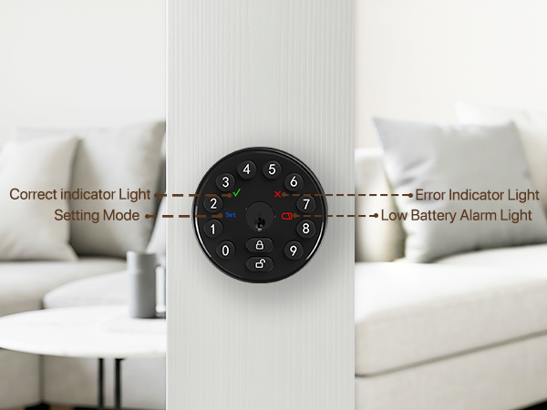 Operation indicator light